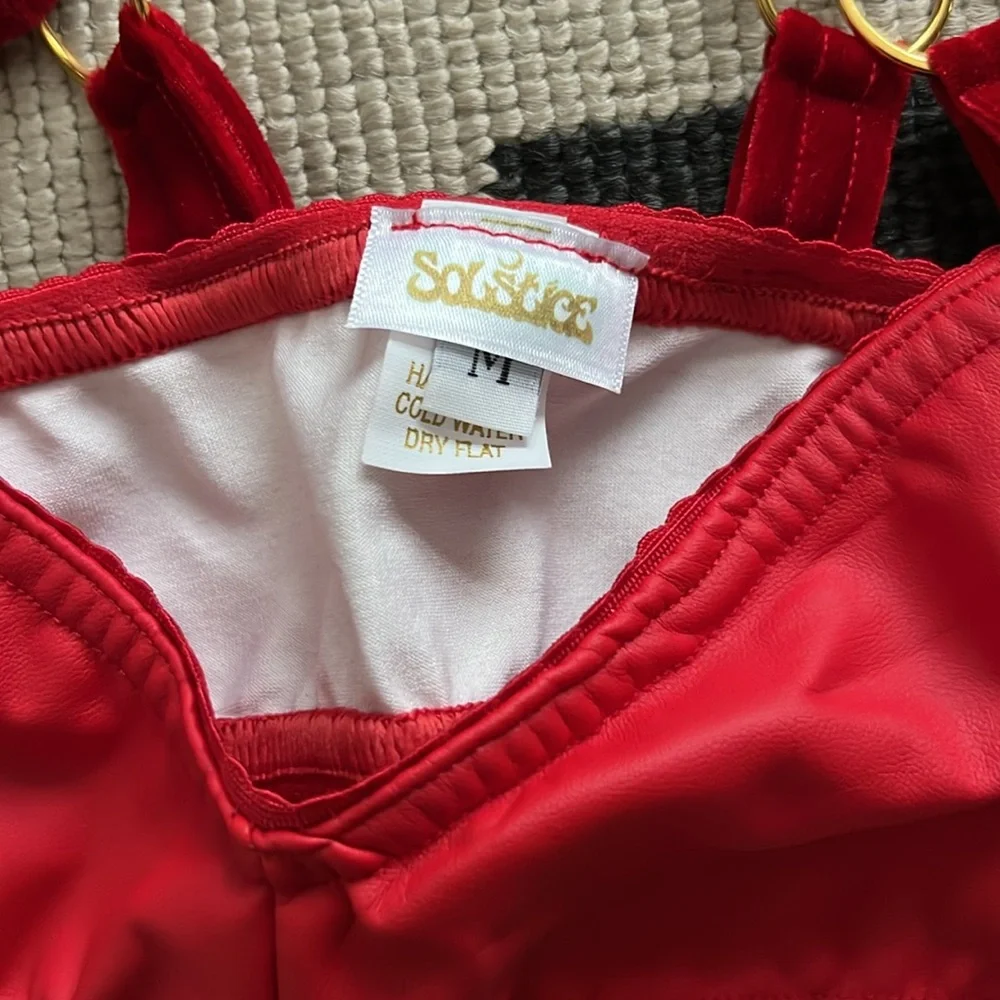Solstice Intimates Red Strappy Paramour Set - Picture 10 of 11